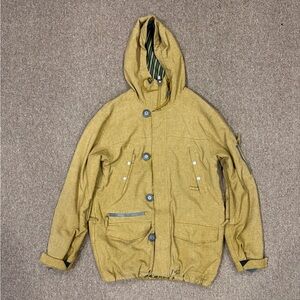 Vintage Nike SB Snowboarding Ski Parka Jacket - Men’s Large Yellow/Brown